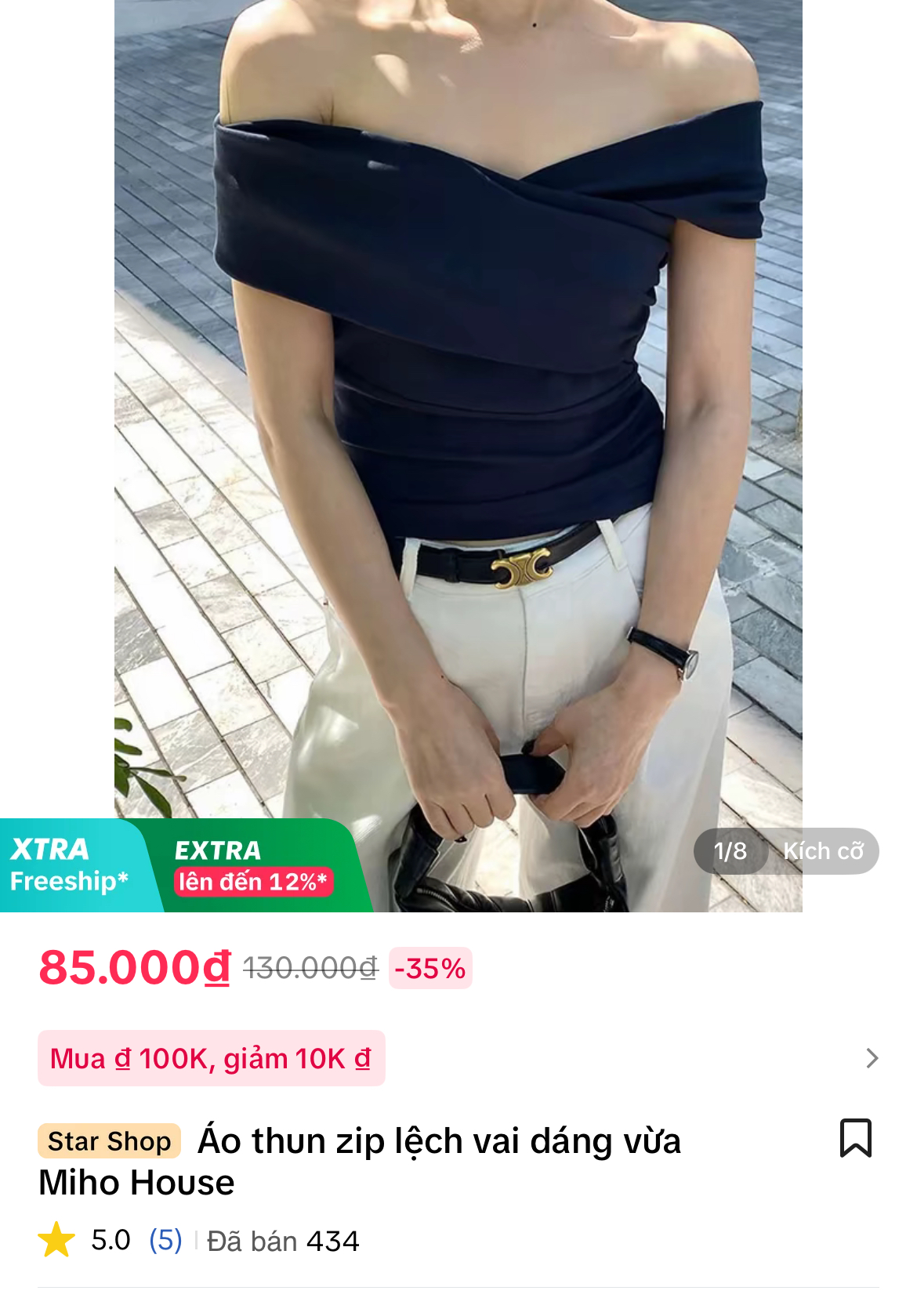 2 kiểu áo hot nhất hè này: Giá chưa đến 100k mà giúp vóc dáng thon thả hơn khi diện- Ảnh 15.