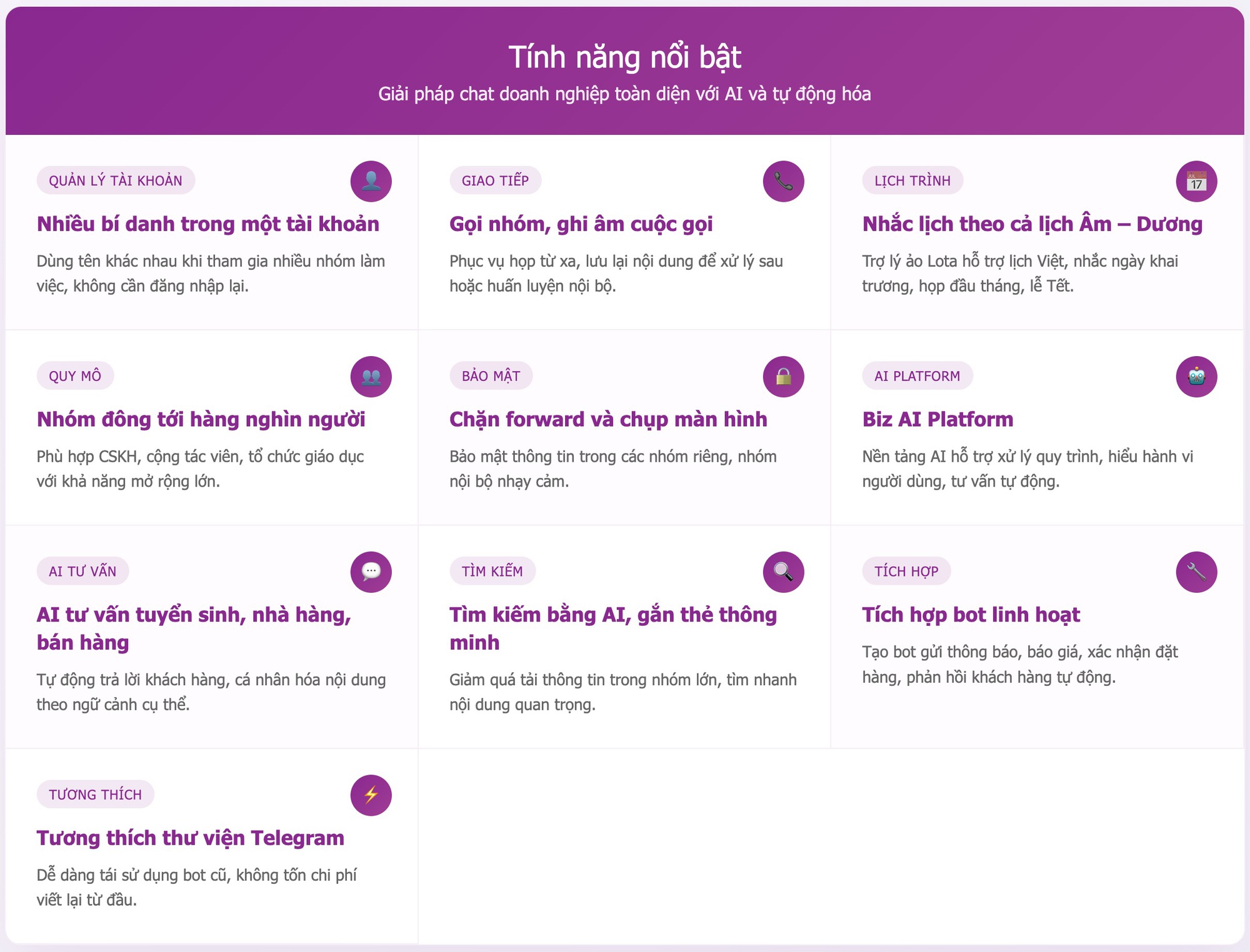 Dân văn phòng hay bị “trôi tin”, sếp hay quên lịch họp? Lotus Chat có luôn giải pháp cho cả ngàn vấn đề mà app khác không làm được!- Ảnh 5.