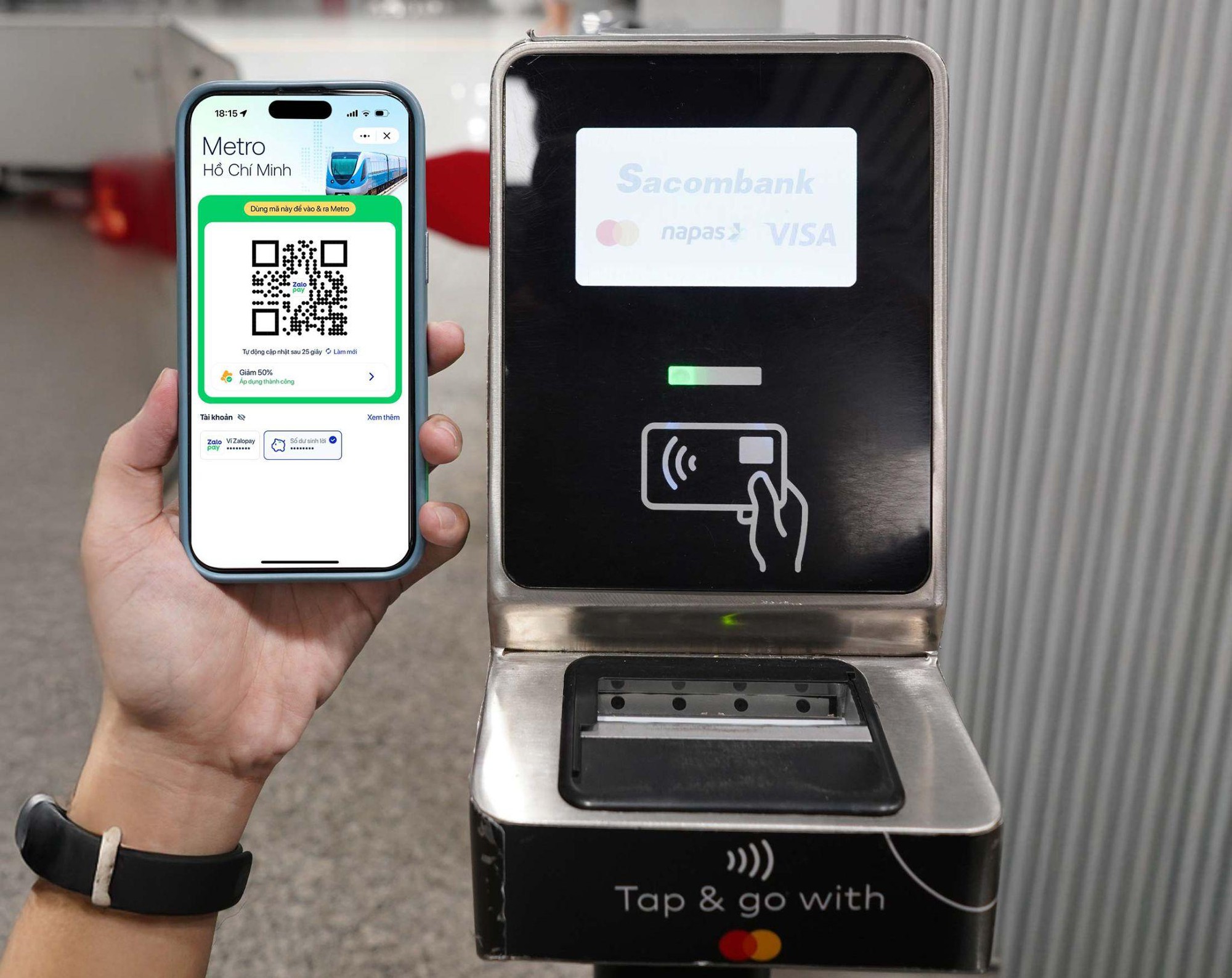 Thanh toán Metro bằng Zalopay chỉ với 1 chạm, nhận ưu đãi đến 50%- Ảnh 1.