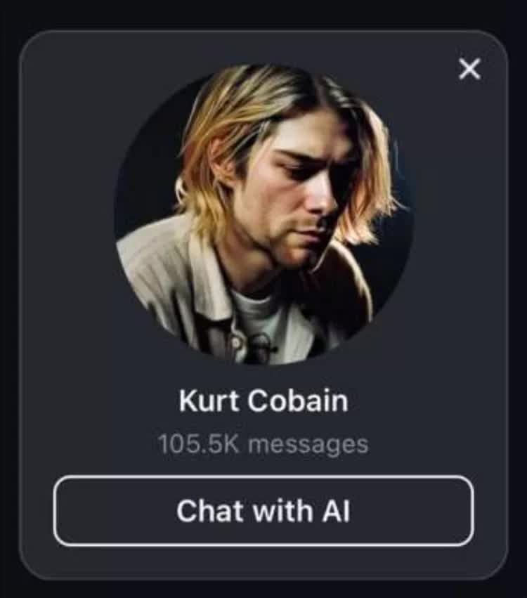 AI Kurt Cobain: Nỗi kinh hoàng của chatbot trên Instagram- Ảnh 1.