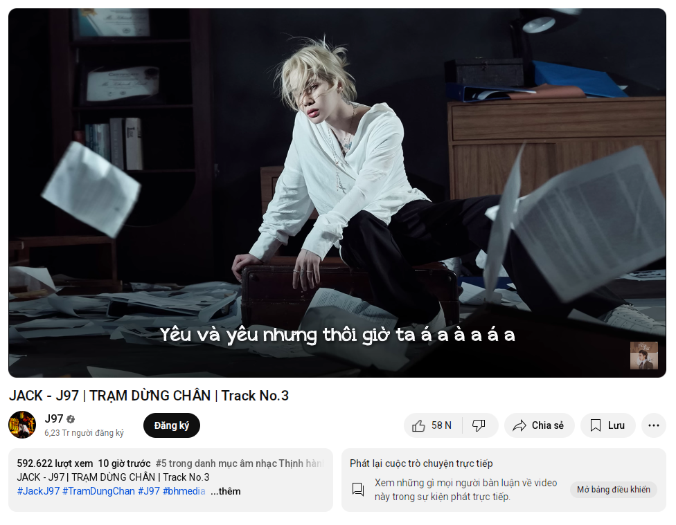 Jack ra nhạc giữa lúc drama bủa vây, leo top trending ngay trong đêm- Ảnh 1.