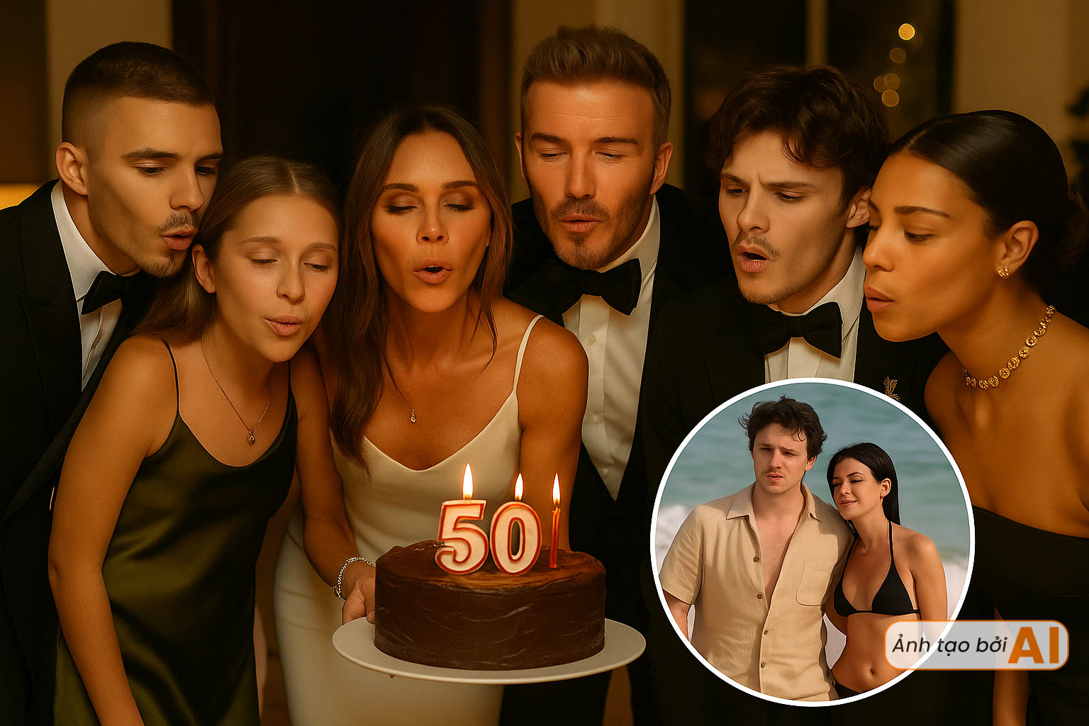 Tóm tắt nhanh gọn drama nhà Beckham qua những bức ảnh 