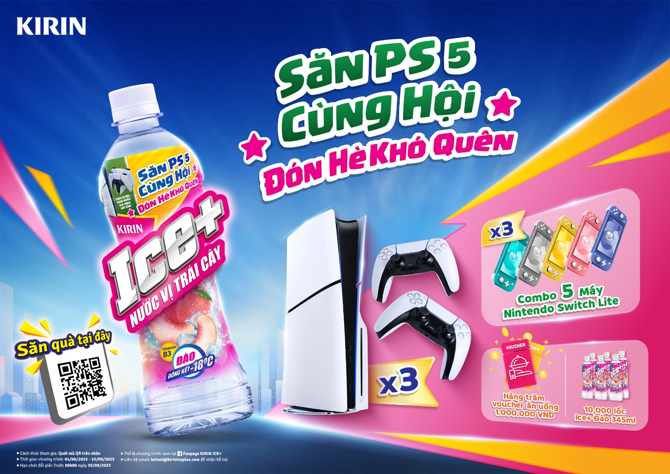 Giới trẻ phát sốt với cuộc săn PS5, Nintendo chỉ với chai Ice+ Đào từ KIRIN- Ảnh 1.
