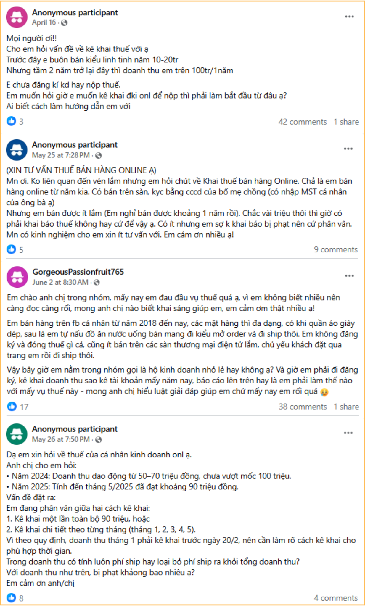 Làm văn phòng, bán hàng online kiếm 5-7 triệu/tháng: Chưa từng đóng thuế, liệu có nợ không?- Ảnh 1.
