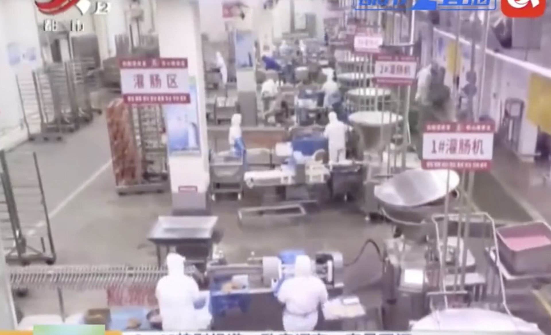 Thực trạng bẩn "ngoài sức tưởng tượng" trong nhà máy giết thịt 2.000 con lợn/ngày ở Trung Quốc: Giặt khăn bằng nước bẩn để lau xúc xích, nhặt miếng thịt rơi xuống sàn mang đi đóng gói cho khách...- Ảnh 2.