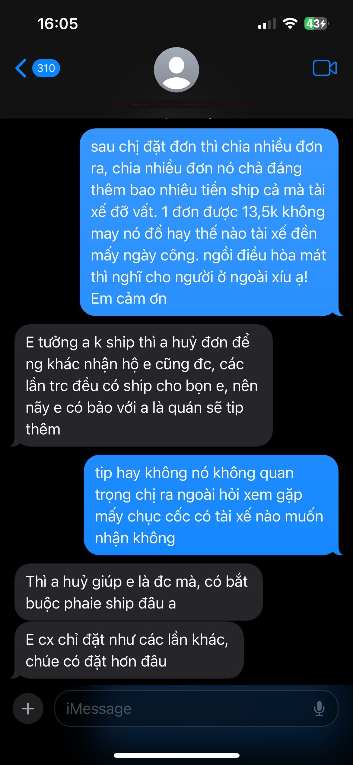 Ngồi điều hòa đặt 75 ly chè cùng 1 đơn, shipper Hà Nội bốc hỏa 