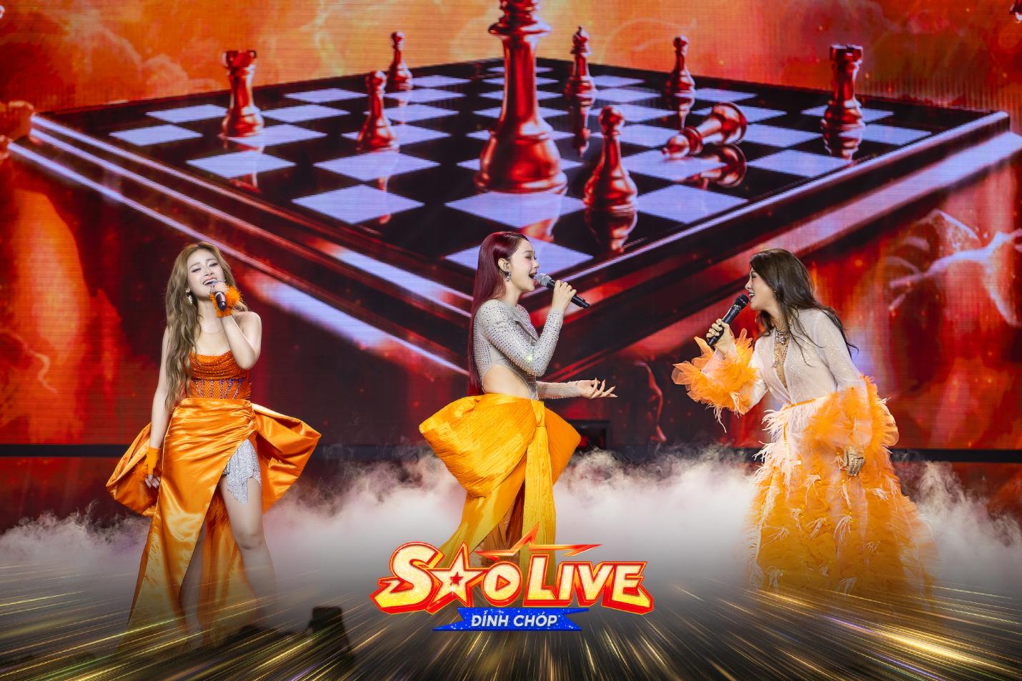 Sân khấu Sao Live Đỉnh Chóp: Minh Hằng múa mưa slay hết nấc, Bùi Lan Hương và Dương Hoàng Yến khoe vocal đỉnh cao- Ảnh 5.
