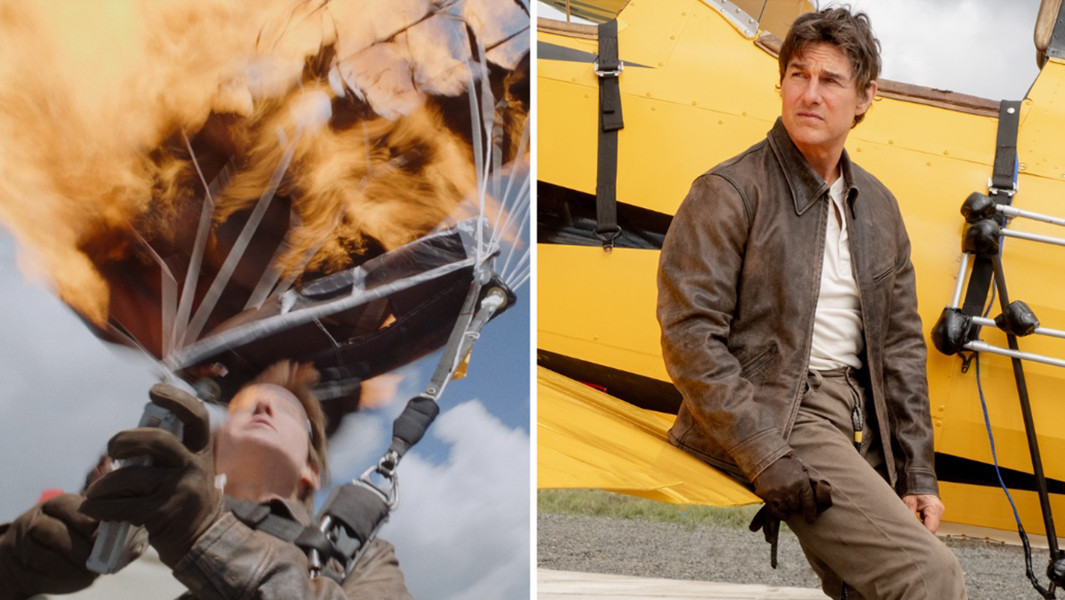 Tom Cruise lập kỷ lục mạo hiểm với dù đang cháy- Ảnh 4. Tom Cruise lập kỷ lục mạo hiểm với dù đang cháy- Ảnh 4.