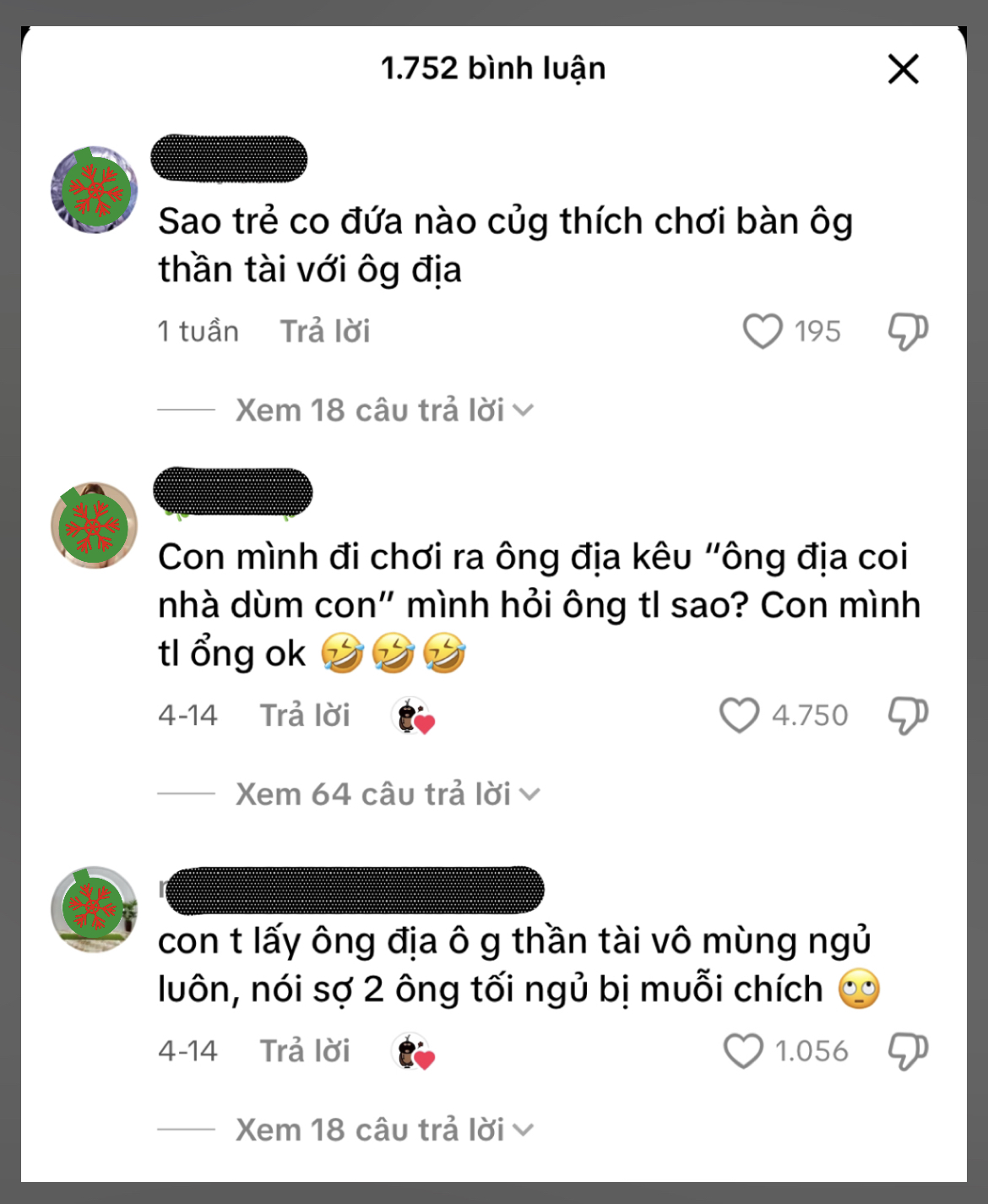 Nghe tiếng con gái "Ạ" một cái rõ to, mẹ bé đoán ngay sắp có chuyện xảy ra với... ông địa- Ảnh 5.