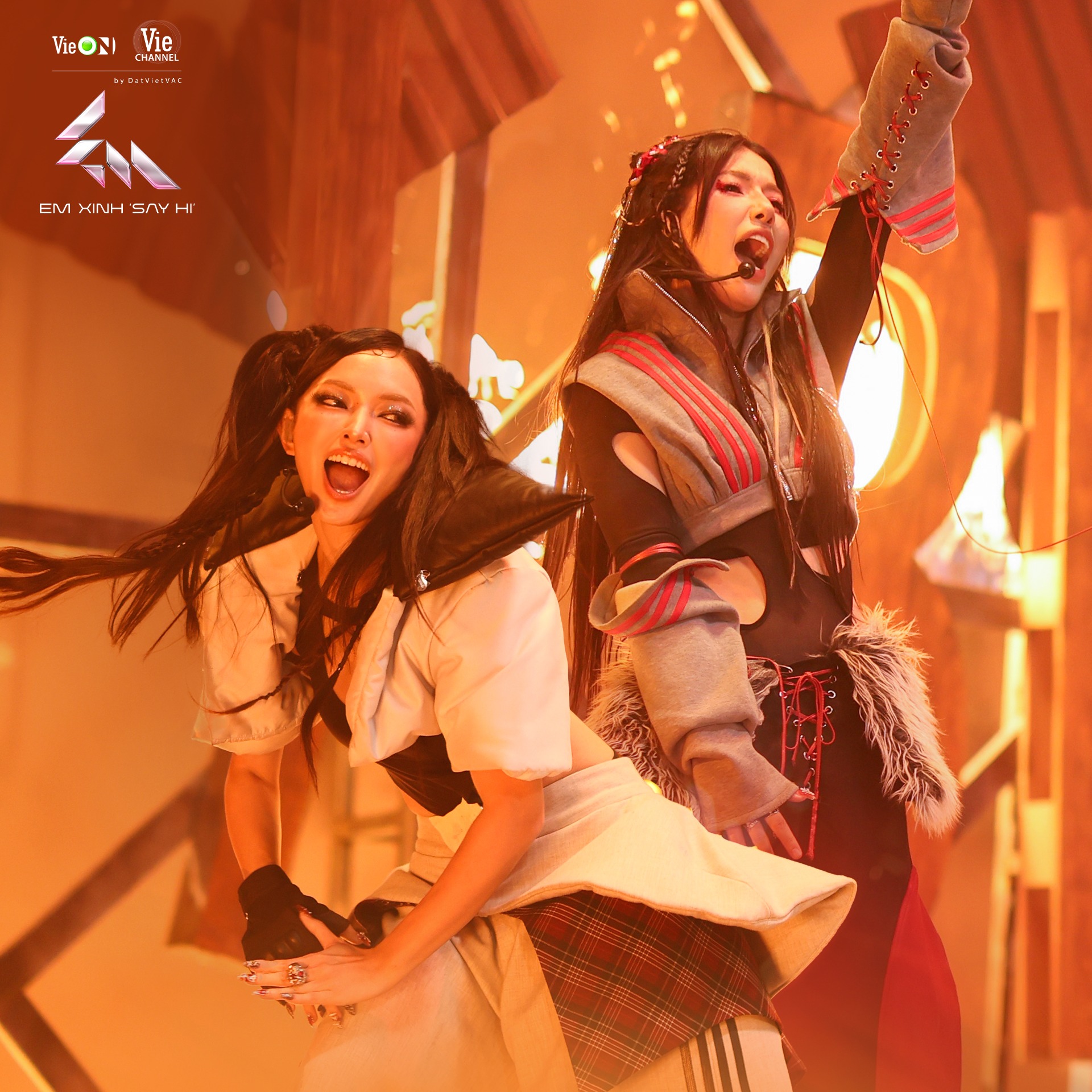 Team Châu Bùi sở hữu stage “cháy” nhất livestage 1 Em Xinh Say Hi: Nhạc hay nhảy đẹp và cũng lắm drama!- Ảnh 10.