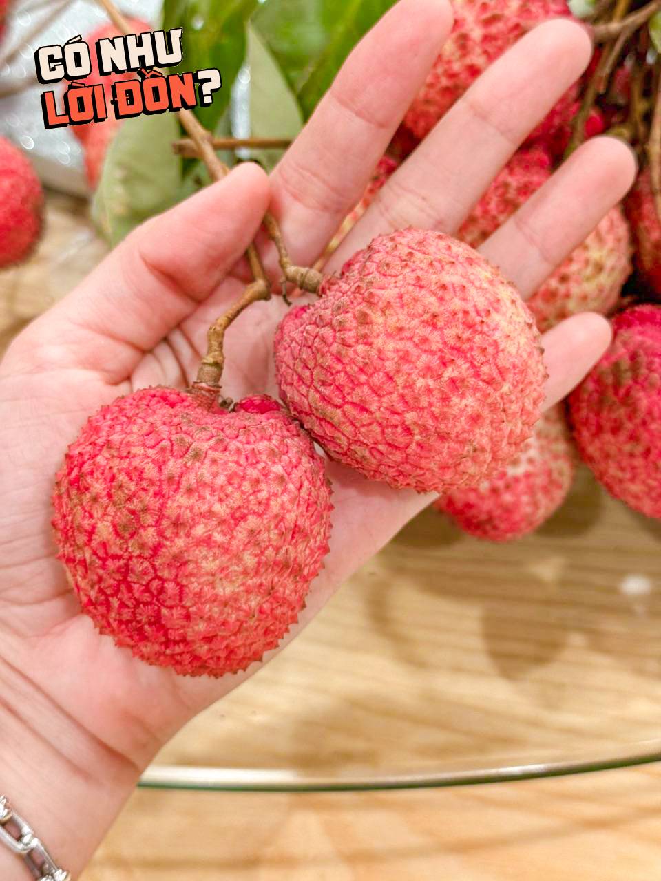 Bỏ 1,2 triệu để mua 5kg vải trứng: Kích thước 