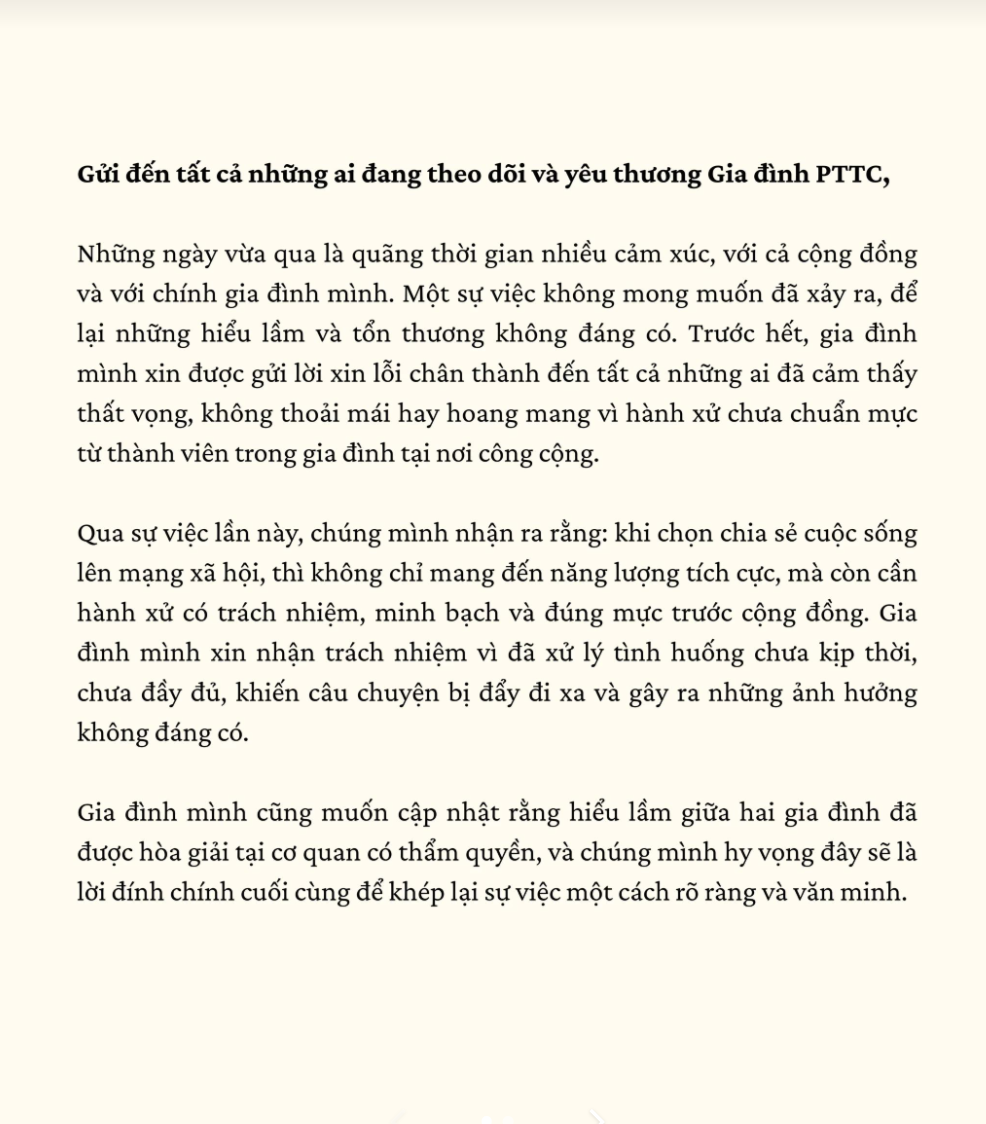 Gia đình PTTC lại xin lỗi sau khi "bay màu" 20k follow, netizen chỉ ra điểm không hài lòng- Ảnh 2.