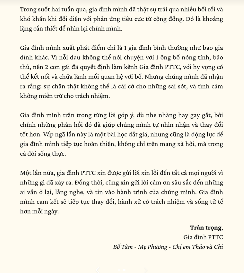 Gia đình PTTC lại xin lỗi sau khi "bay màu" 20k follow, netizen chỉ ra điểm không hài lòng- Ảnh 3.