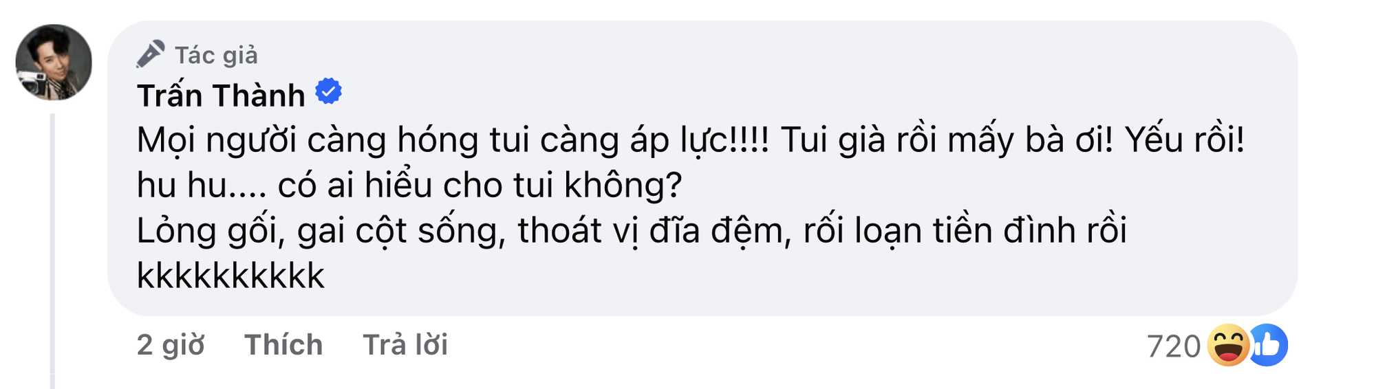 Tình trạng bệnh tật đáng lo của Trấn Thành- Ảnh 1. Tình trạng bệnh tật đáng lo của Trấn Thành- Ảnh 1.