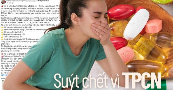 Người phụ nữ bị ngộ độc do TPCN: Tỉnh táo lựa chọn và uống để tránh 