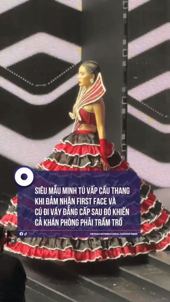Chủ đề ngày 3 Vietnam International Fashion Week là té ngã hay sao?- Ảnh 3.