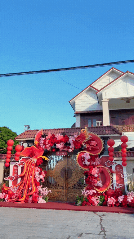 Độc lạ cổng cưới “hàng khủng” ở miền Tây gây sốt MXH: Nhìn tưởng tốn hàng trăm triệu, hóa ra cực rẻ- Ảnh 7.