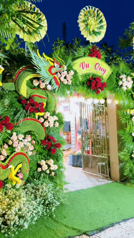 Độc lạ cổng cưới “hàng khủng” ở miền Tây gây sốt MXH: Nhìn tưởng tốn hàng trăm triệu, hóa ra cực rẻ- Ảnh 10.