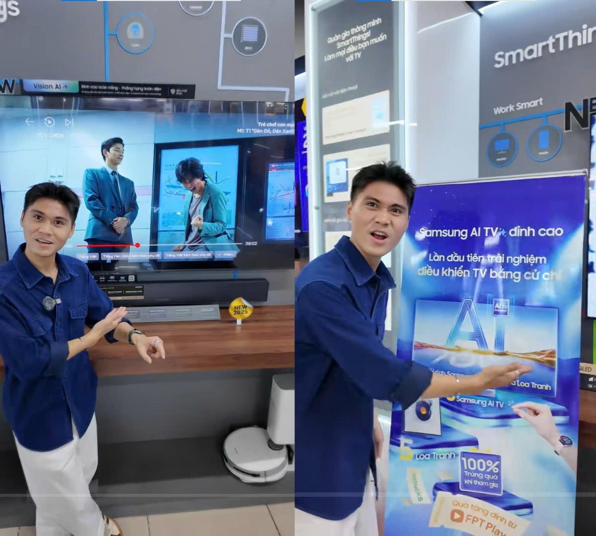 Khoảnh khắc lần đầu tiên điều khiển TV bằng cử chỉ của nhiều TikToker- Ảnh 3.