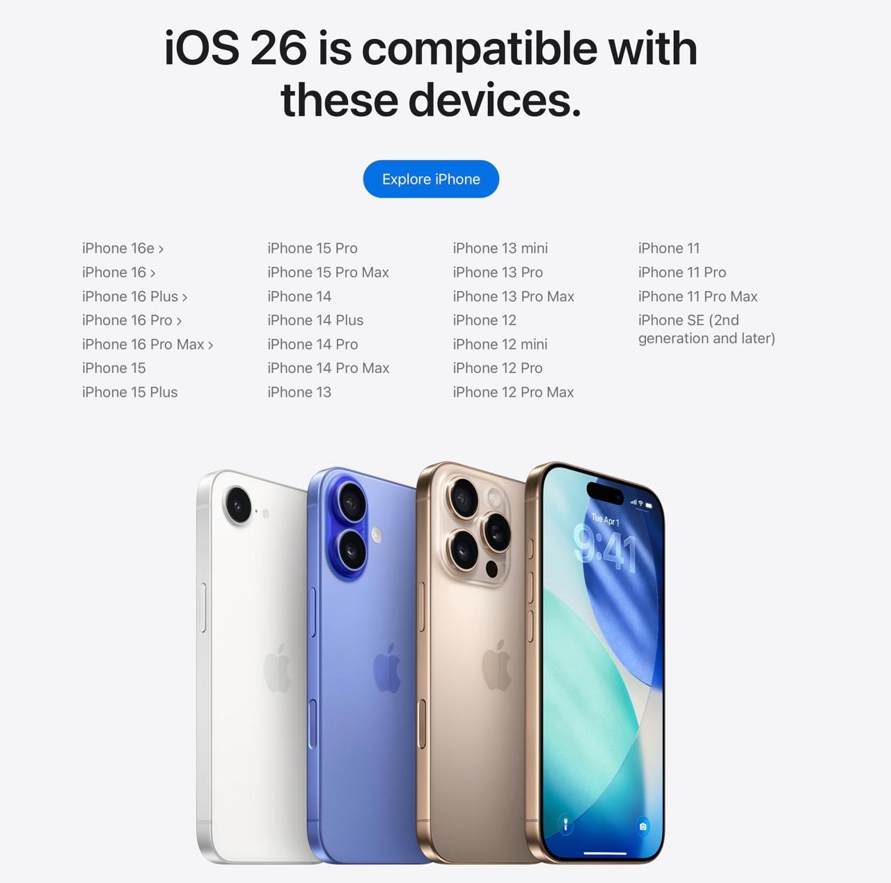 Danh sách iPhone được "lên đời" trải nghiệm giao diện iOS 26 mới, có 3 mẫu chính thức bị gạch tên!- Ảnh 3.