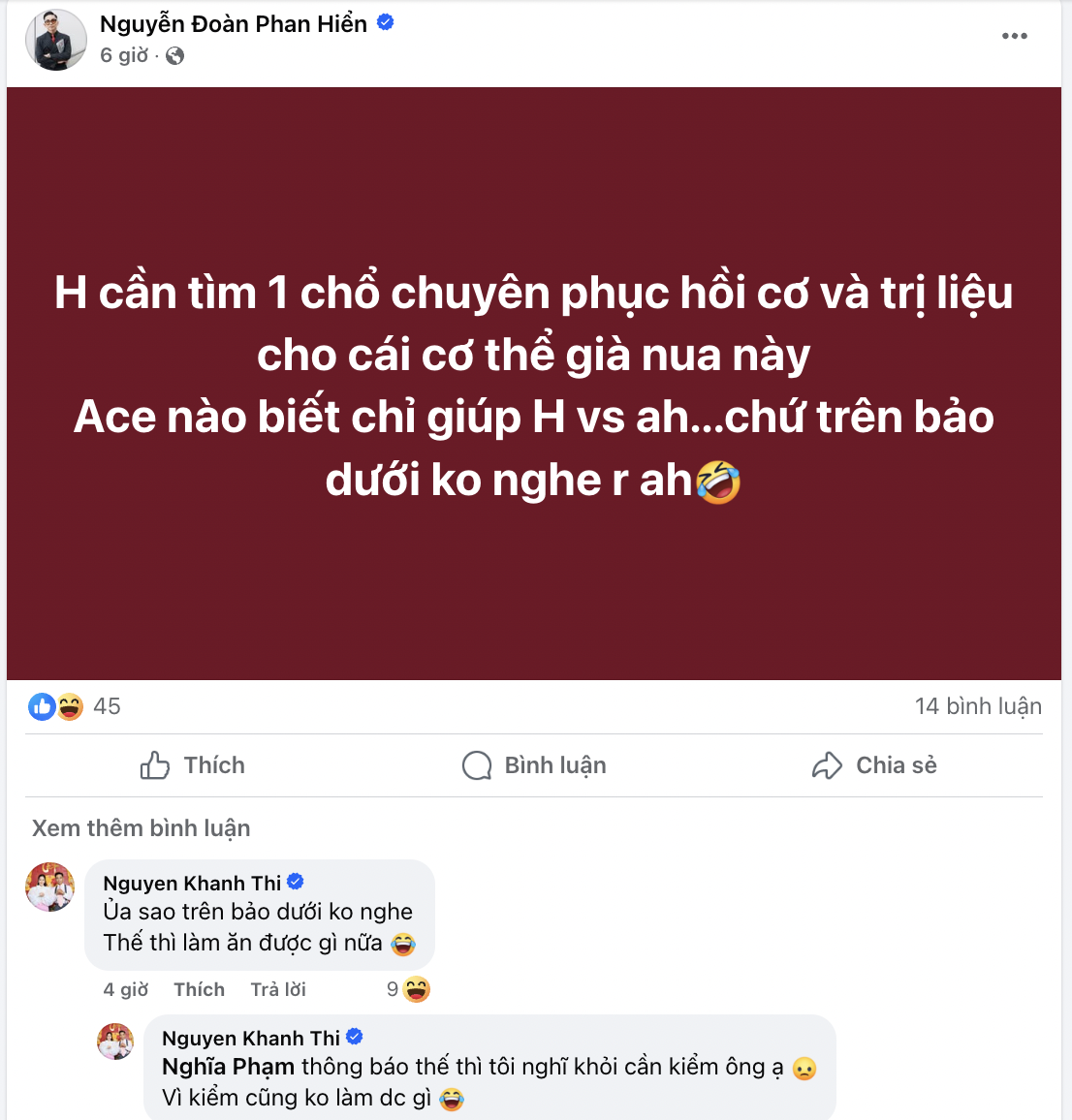 Kì lạ Khánh Thi U50 ngày càng trẻ đẹp, Phan Hiển kém 12 tuổi lại 