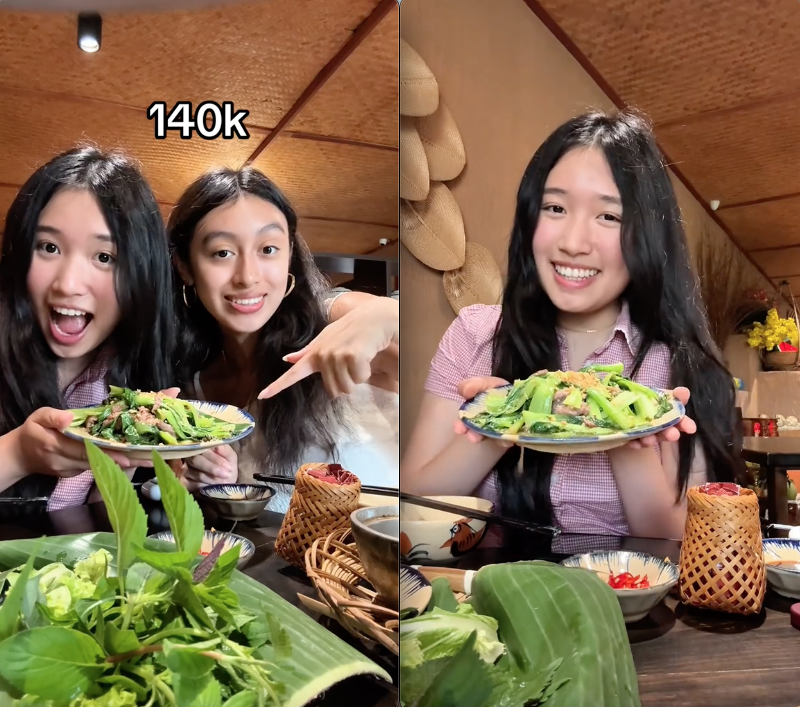 Rich kid Jenny Huỳnh đi ăn Cơm quê Dượng Bầu: Không nói một lời mà vẫn khiến dân mạng 