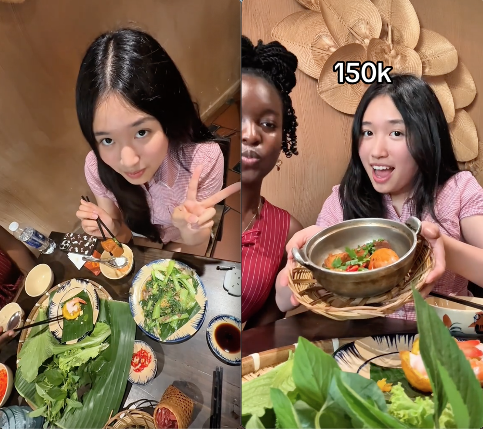 Rich kid Jenny Huỳnh đi ăn Cơm quê Dượng Bầu: Không nói một lời mà vẫn khiến dân mạng 