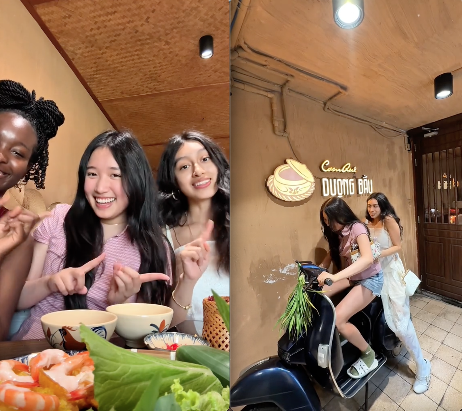 Rich kid Jenny Huỳnh đi ăn Cơm quê Dượng Bầu: Không nói một lời mà vẫn khiến dân mạng 