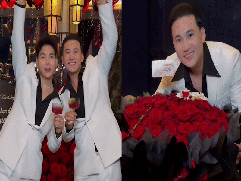 Sao nam được chồng tổ chức sinh nhật hoành tráng: Tặng vòng kim cương sáng chói mắt, phát cẩu lương tới tấp- Ảnh 1. Sao nam được chồng tổ chức sinh nhật hoành tráng: Tặng vòng kim cương sáng chói mắt, phát cẩu lương tới tấp- Ảnh 1.