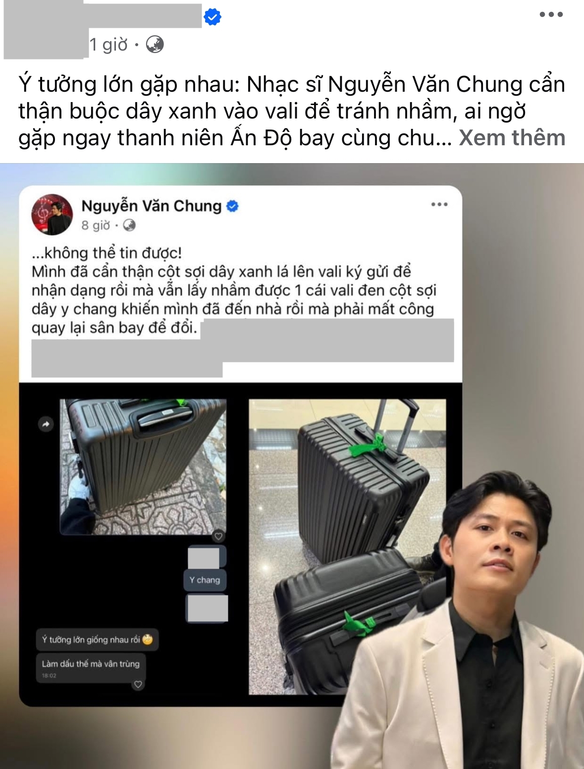 Số phận bất ngờ của 2 chiếc vali buộc dây màu xanh ở sân bay: Phim ngôn tình chính thức được giải oan!- Ảnh 3. Số phận bất ngờ của 2 chiếc vali buộc dây màu xanh ở sân bay: Phim ngôn tình chính thức được giải oan!- Ảnh 3.