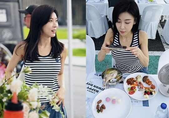 Vóc dáng thon gọn của mỹ nhân đẹp nhất phim "Sex is Zero" Ha Ji Won khiến ai cũng phải trầm trồ: Ăn thế bảo sao 47 tuổi mà không chút mỡ thừa!- Ảnh 1.