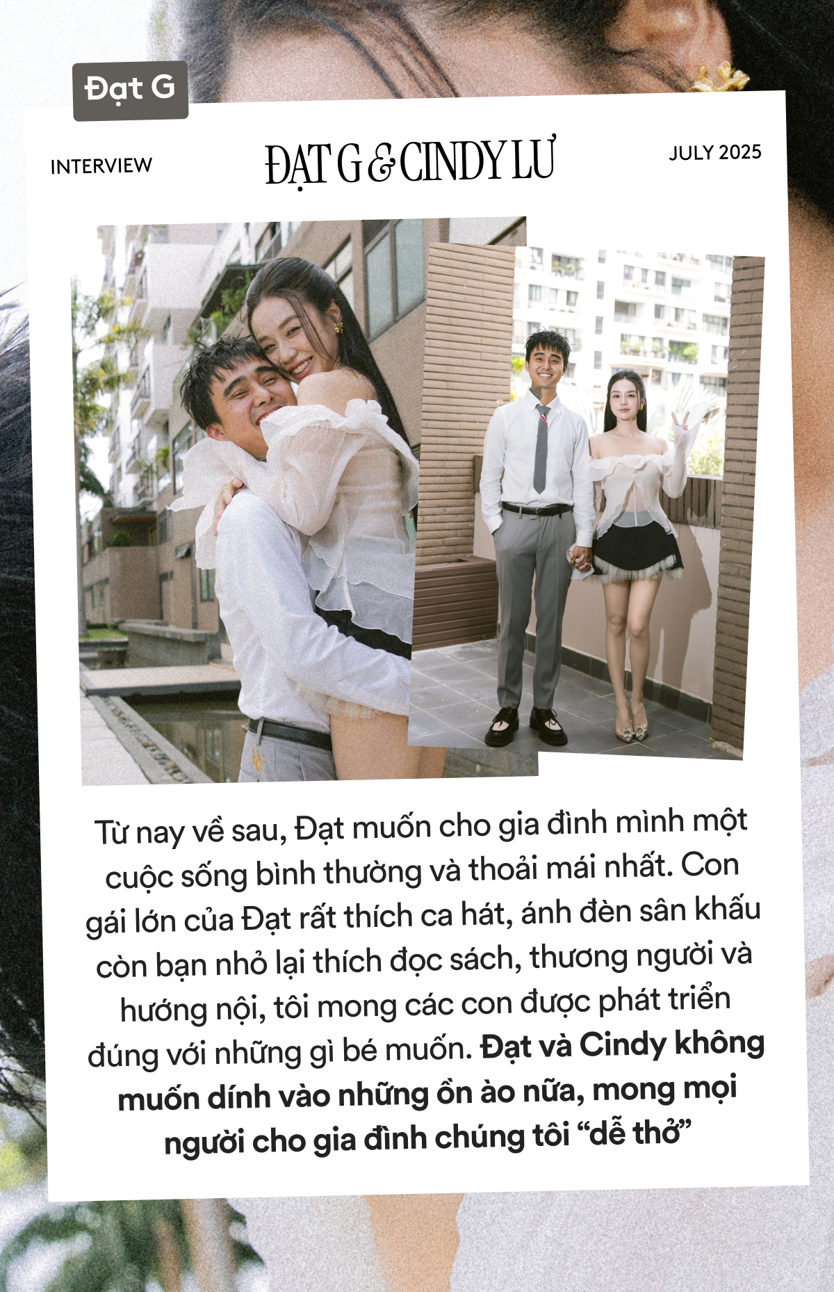 Đạt G và Cindy Lư trước thềm lễ cưới: Đạt G và Cindy Lư trước thềm lễ cưới: