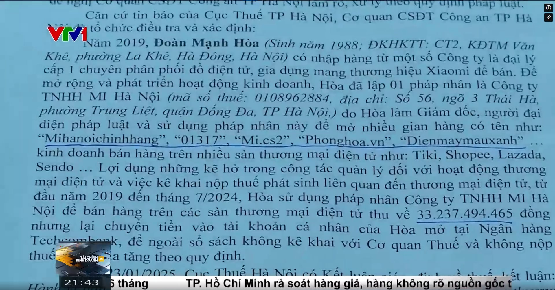 Công an Hà Nội khởi tố giám đốc công ty chuyên bán hàng Xiaomi trốn thuế- Ảnh 3.