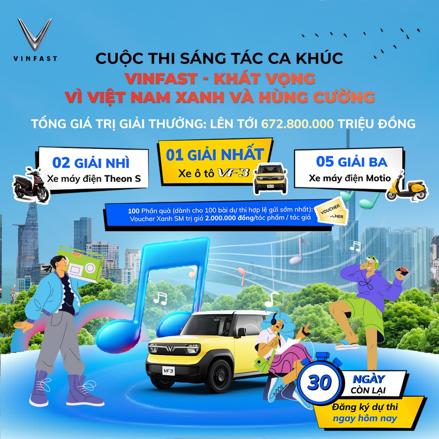 Giám khảo Huy Tuấn: “Âm nhạc cần chạm vào trái tim, dù là ca khúc về tình yêu hay… xe điện”- Ảnh 3.