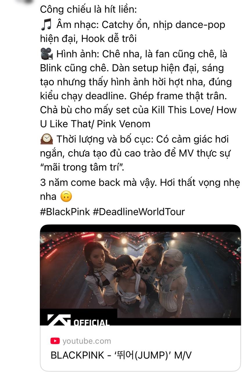 Tranh cãi MV JUMP của BLACKPINK: Người khen thú vị, kẻ chê “lạm dụng AI như bị dí deadline cuối tháng”- Ảnh 7.