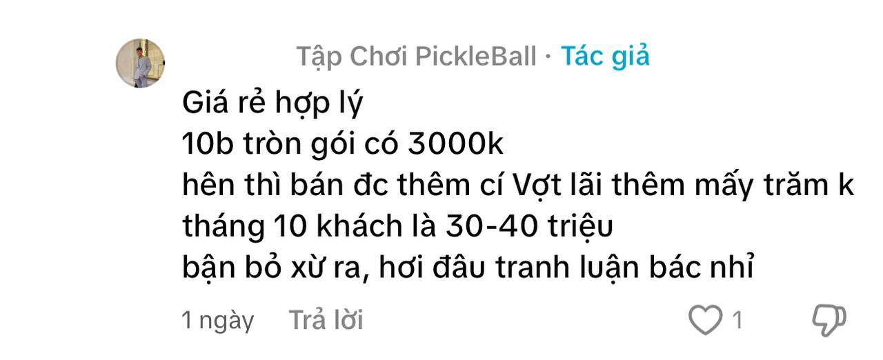 Hóng drama Pickleball Hà Nội: Thầy thu 300k/giờ, lịch kín cả tuần nhưng xem đánh không khác gì 