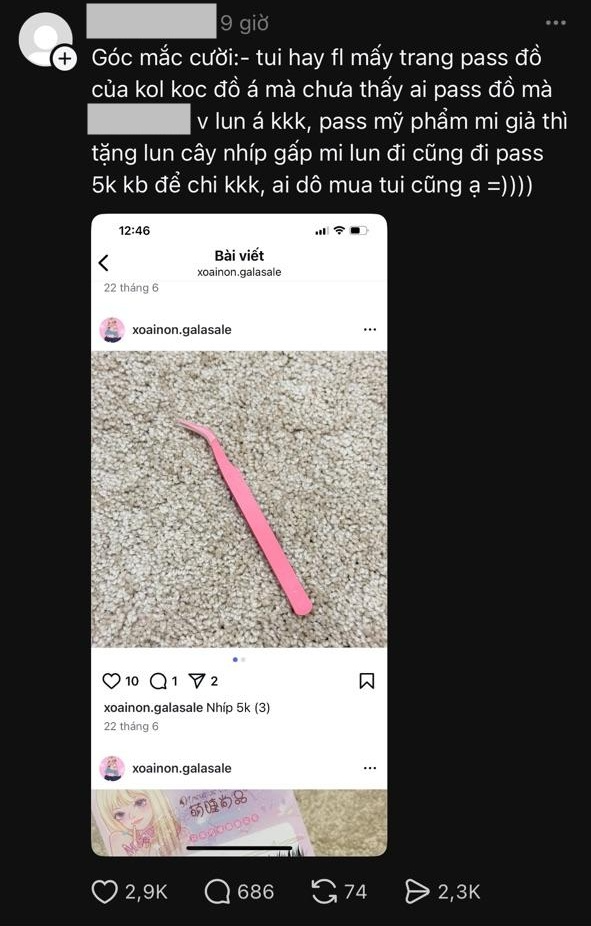 Xoài Non thông báo dừng kênh pass đồ sau ồn ào, netizen nói 1 câu lạnh tanh- Ảnh 2.