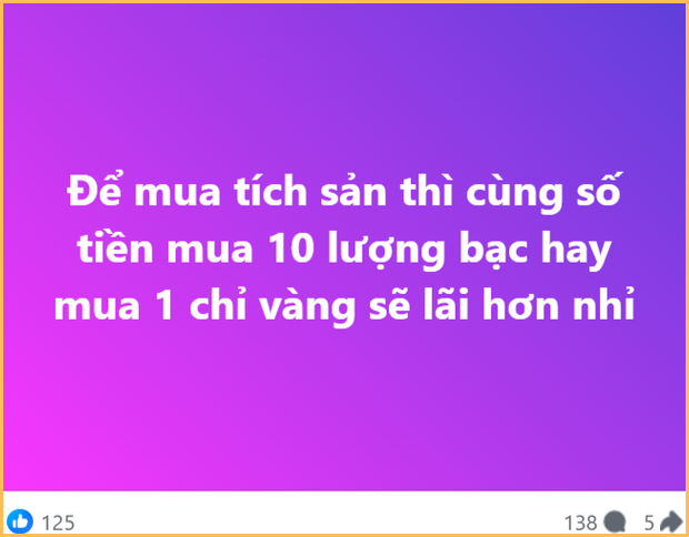 Giá vàng "nắm tay" giá bạc đi lên, nhiều người băn khoăn: Giờ nên mua vàng hay mua bạc?- Ảnh 2.
