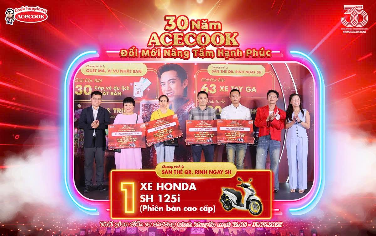 Đại tiệc trao giải Đặc Biệt chương trình khuyến mại “30 Năm Acecook” đổ bộ Hà Nội với khách mời Bùi Công Nam- Ảnh 1.