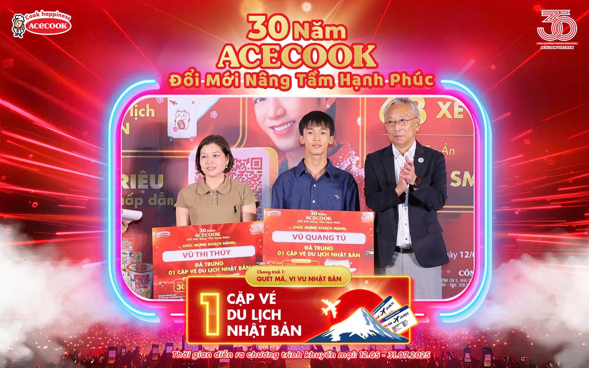 Đại tiệc trao giải Đặc Biệt chương trình khuyến mại “30 Năm Acecook” đổ bộ Hà Nội với khách mời Bùi Công Nam- Ảnh 2.