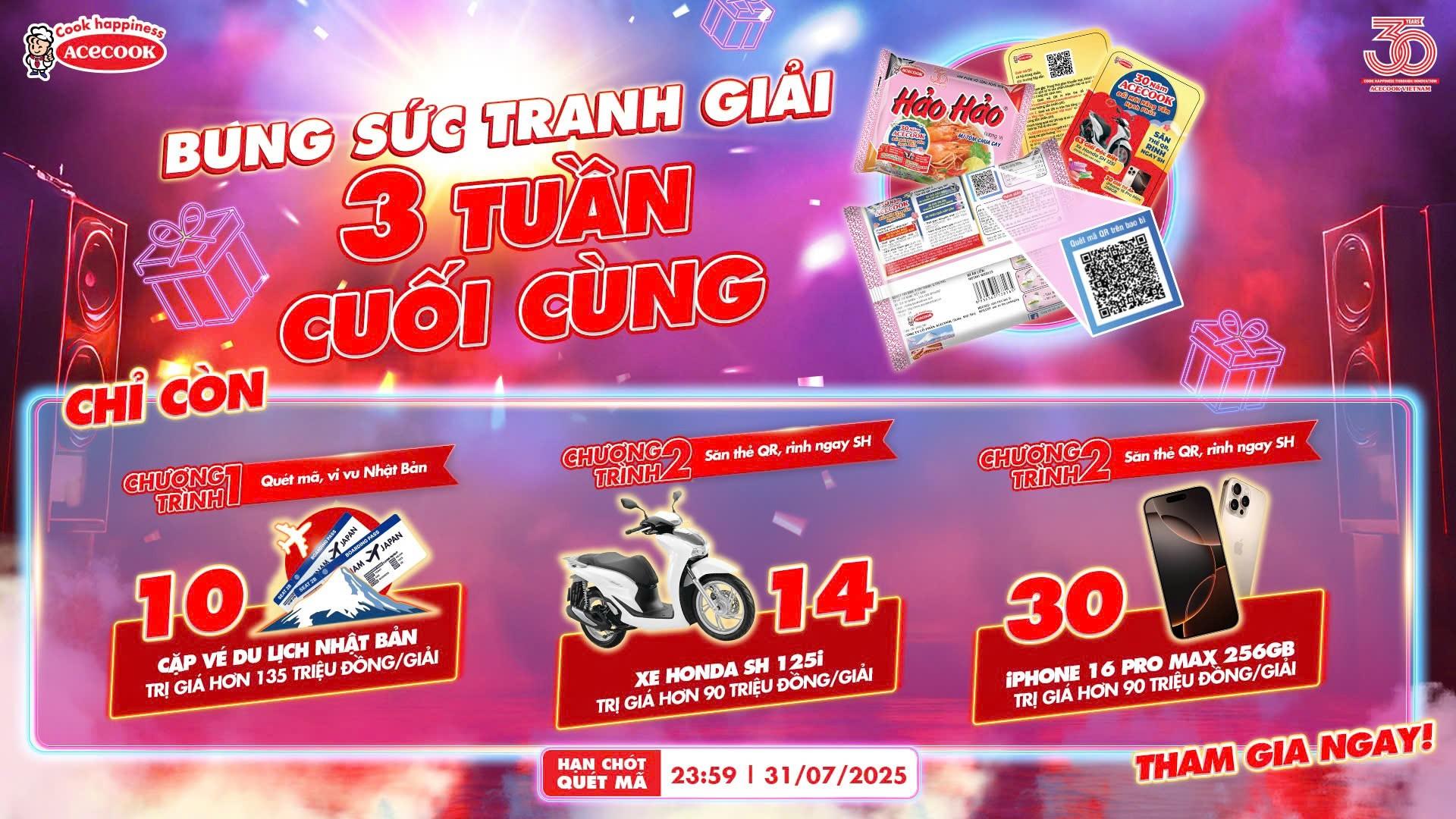 Đại tiệc trao giải Đặc Biệt chương trình khuyến mại “30 Năm Acecook” đổ bộ Hà Nội với khách mời Bùi Công Nam- Ảnh 5.