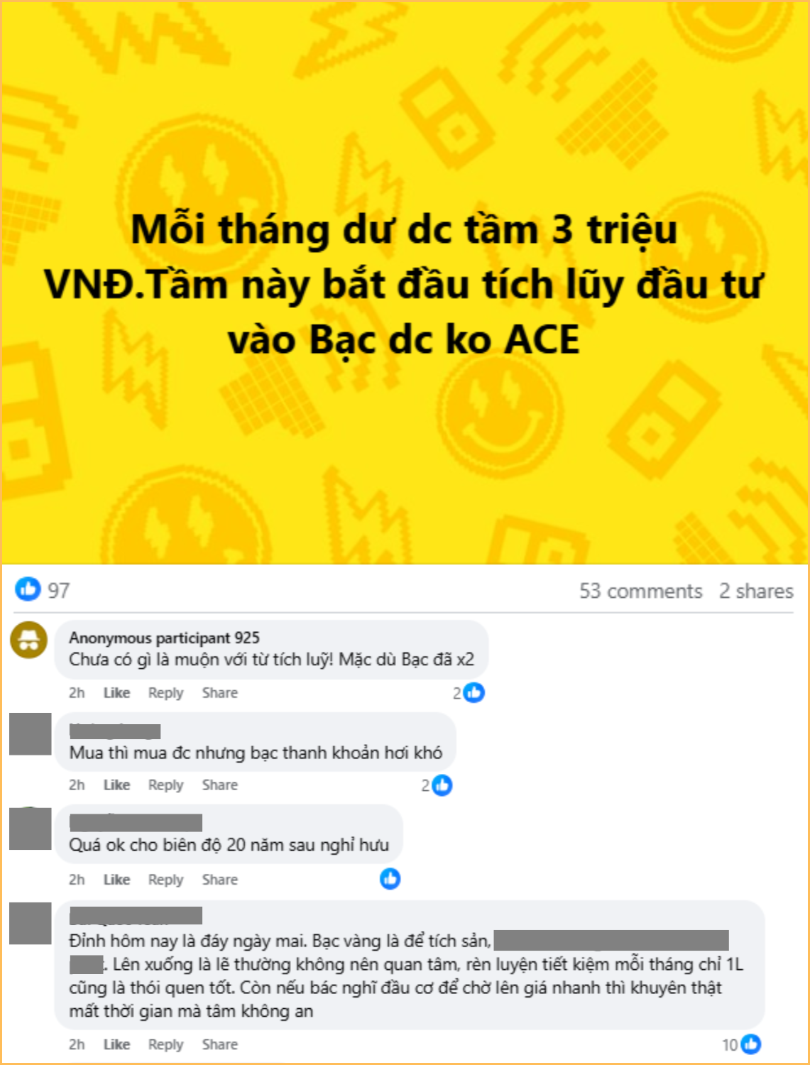 Giá bạc “nóng bỏng tay”, tính bán vàng lấy tiền mua bạc: Dân mạng bất đồng quan điểm!- Ảnh 2.