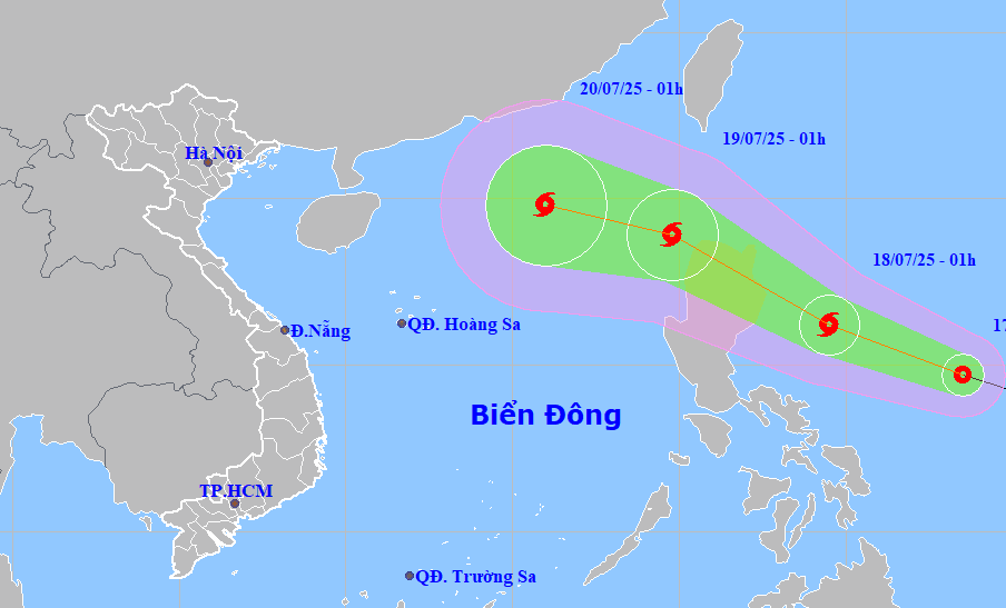 Áp thấp nhiệt đới di chuyển rất nhanh, dự báo thành bão rất mạnh- Ảnh 1.