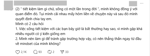 Lệch pha tài chính khó hạnh phúc: Chi 20 triệu/ tháng vẫn bị chê 