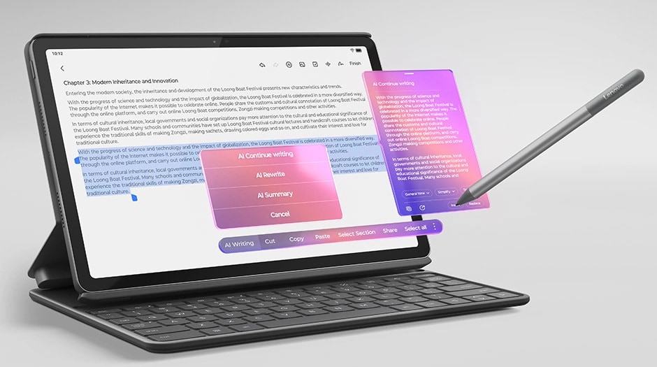 Lenovo ra mắt Idea Tab tích hợp AI: Học ngầu, chơi chất- Ảnh 1.