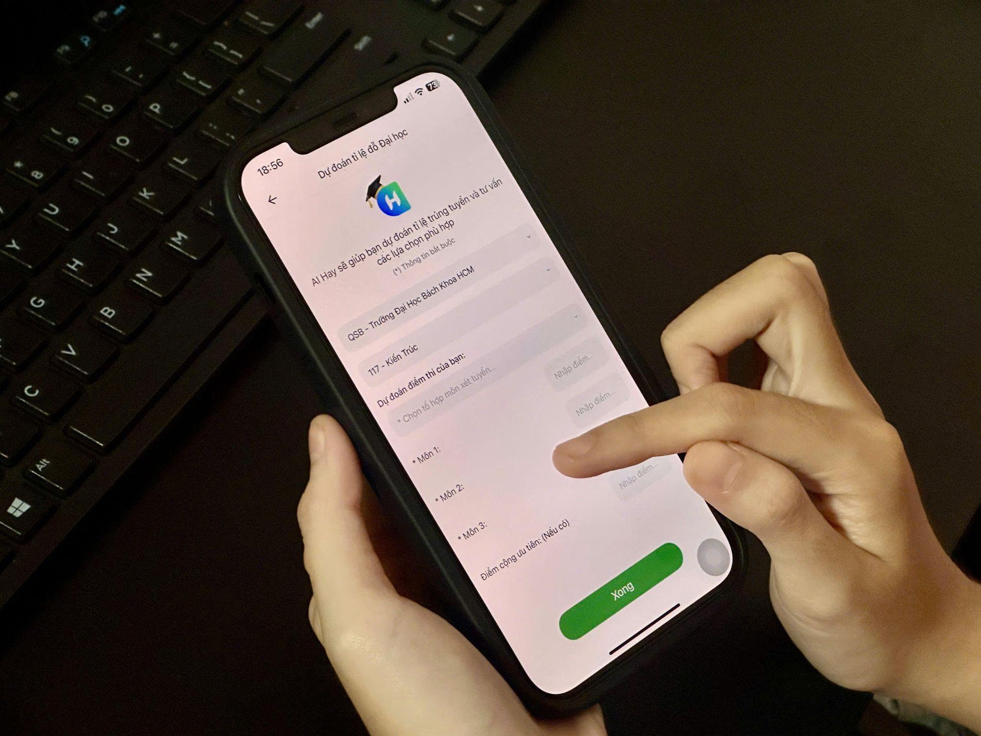Chỉ mất 3 giây, chiếc app này sẽ cho bạn biết cơ hội đỗ đại học thế nào!- Ảnh 4.