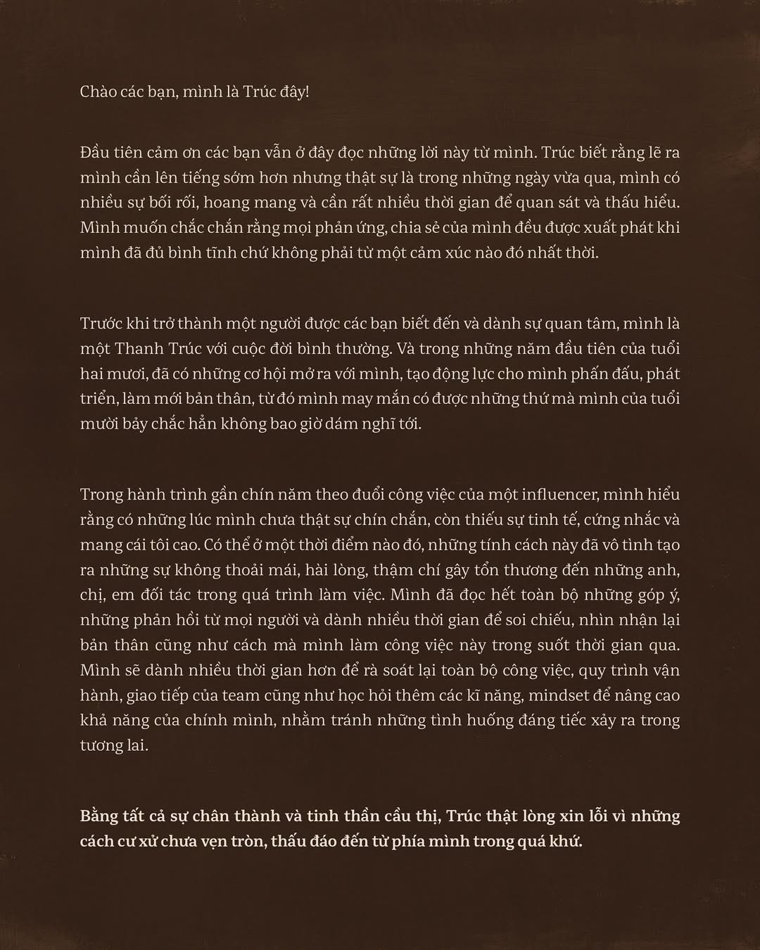 Lê Hà Trúc xin lỗi- Ảnh 2.