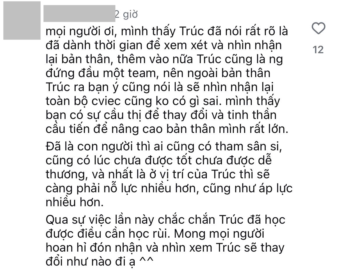 Chuyện gì đang xảy ra dưới bài đăng xin lỗi của Lê Hà Trúc?- Ảnh 8.