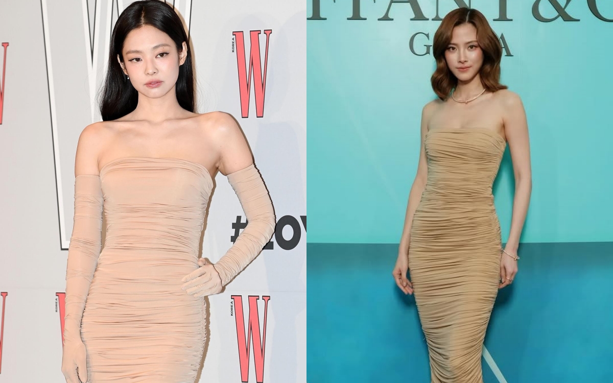 Baifern Pimchanok và Jennie so kè khó phân thắng bại khi diện cùng 1 chiếc đầm- Ảnh 1.
