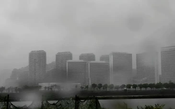 Cảnh báo được ban hành tại Quảng Đông, miền nam Trung Quốc khi bão Wipha đang tiến gần. (Ảnh tư liệu: Tân Hoa xã) Cảnh báo được ban hành tại Quảng Đông, miền nam Trung Quốc khi bão Wipha đang tiến gần. (Ảnh tư liệu: Tân Hoa xã)